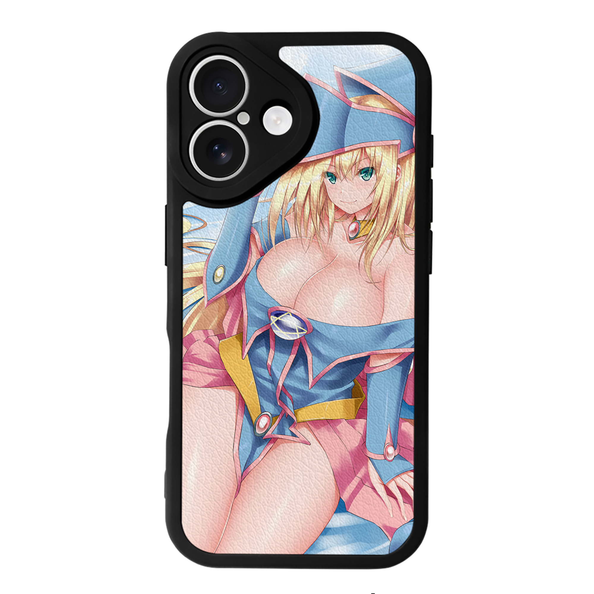 （画像用） 遊☆戯☆王 Yu-Gi-Oh! 【iPhone 16シリーズ対応】シリコンスマホケース（レザー調） 材質：シリコン